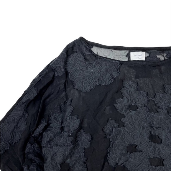 WILFRED Embroidered Blayze Short Sleeve Blouse (Medium) - Picture 3 of 8